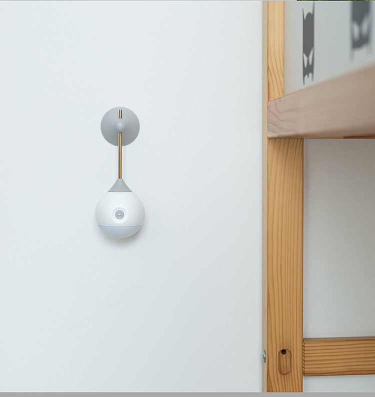 Wireless Induction Night Lamp with Human Body Sensor