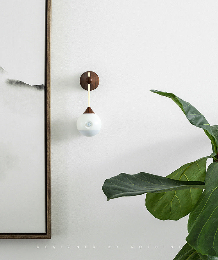 Wireless Induction Night Lamp with Human Body Sensor