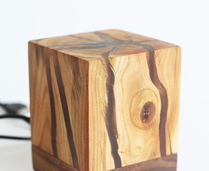 Wooden Crack Night Lamp