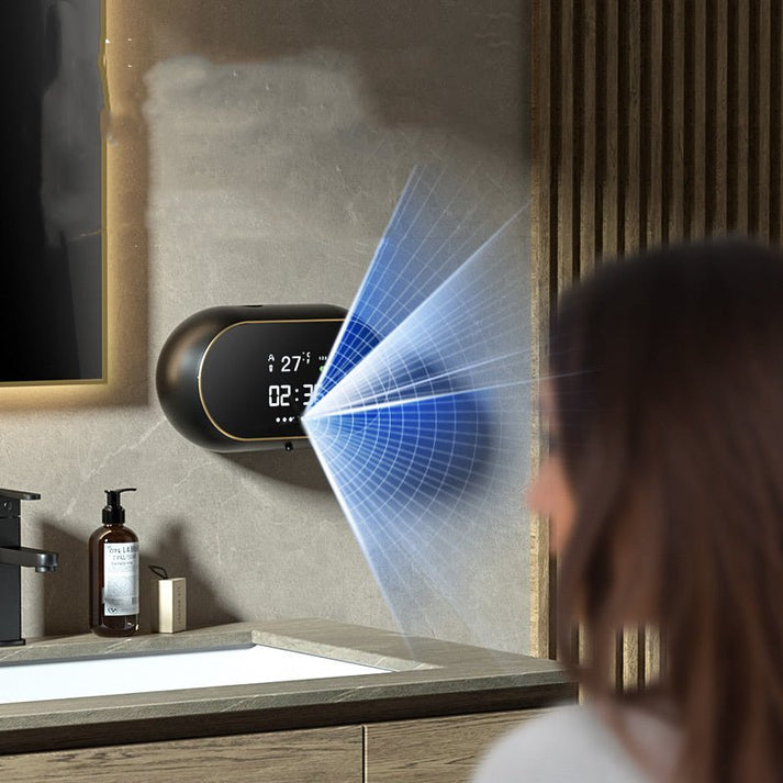 Automatic Wall-Mounted Foam Soap & Hand Sanitizer Dispenser USB Rechargeable