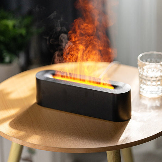 Glow and Flame Essential Oil Diffuser & Humidifier - With Light