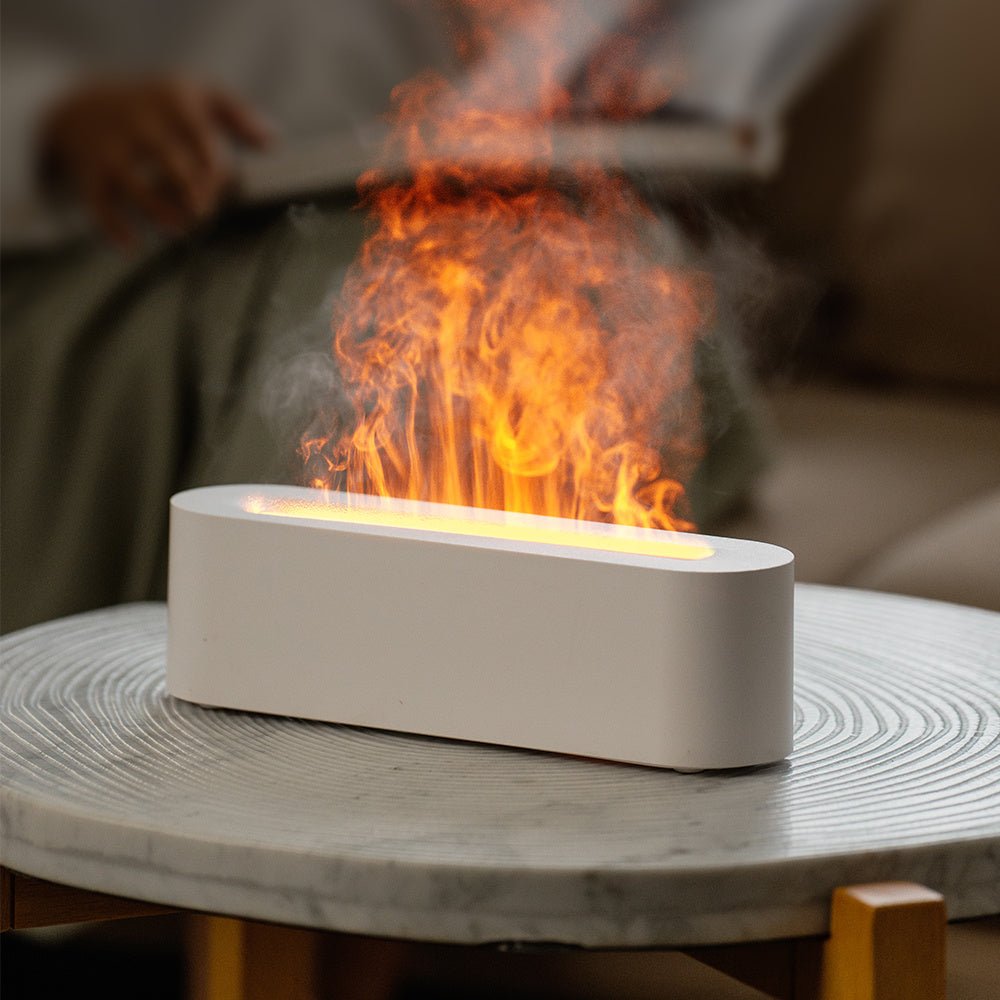 Glow and Flame Essential Oil Diffuser & Humidifier - With Light