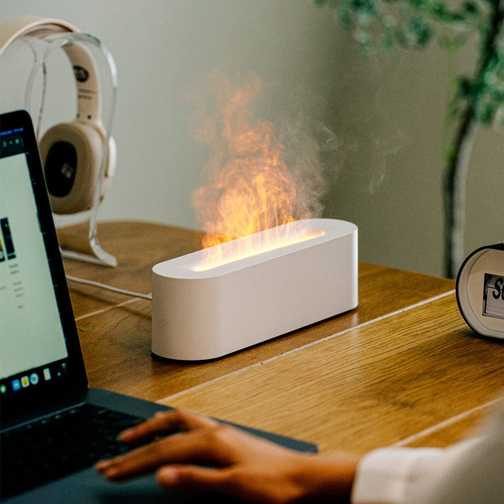 Glow and Flame Essential Oil Diffuser & Humidifier - With Light