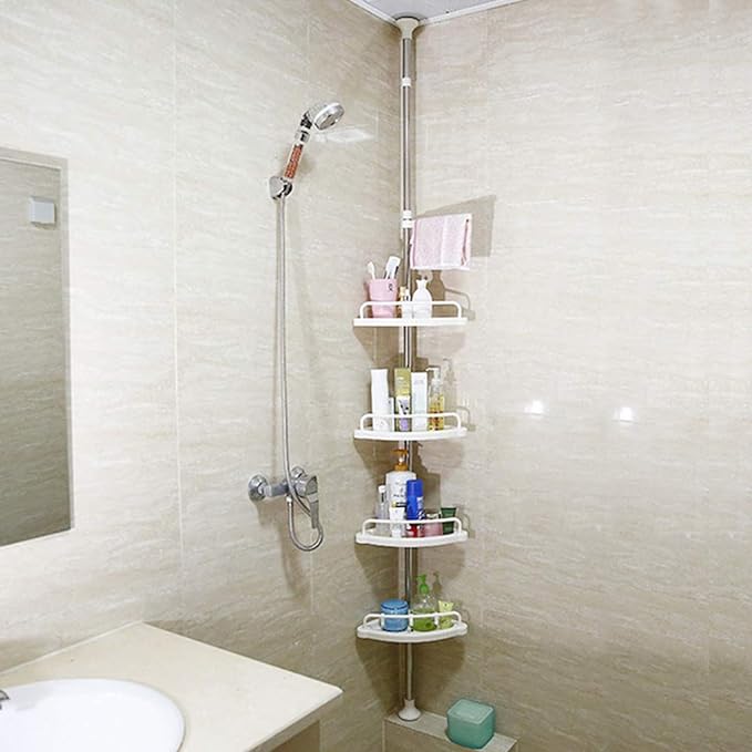Multi-Function Bathroom Corner Shelf