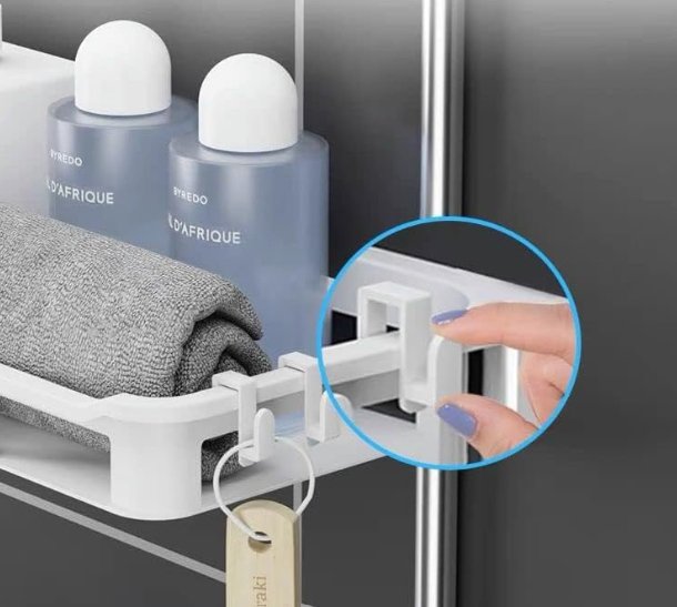 Multi-Layer Bathroom Rack Wall-Mounted Storage Organizer