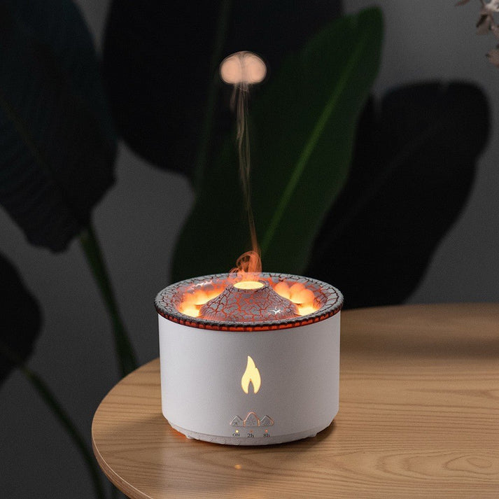 Duo Mist Volcano Humidifier – Two-Color Spray with Soothing Style