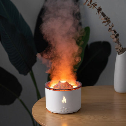 Duo Mist Volcano Humidifier – Two-Color Spray with Soothing Style