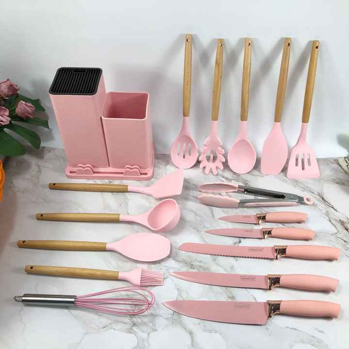 Olympia 19-Piece Complete Kitchenware & Cooking Utensil Set