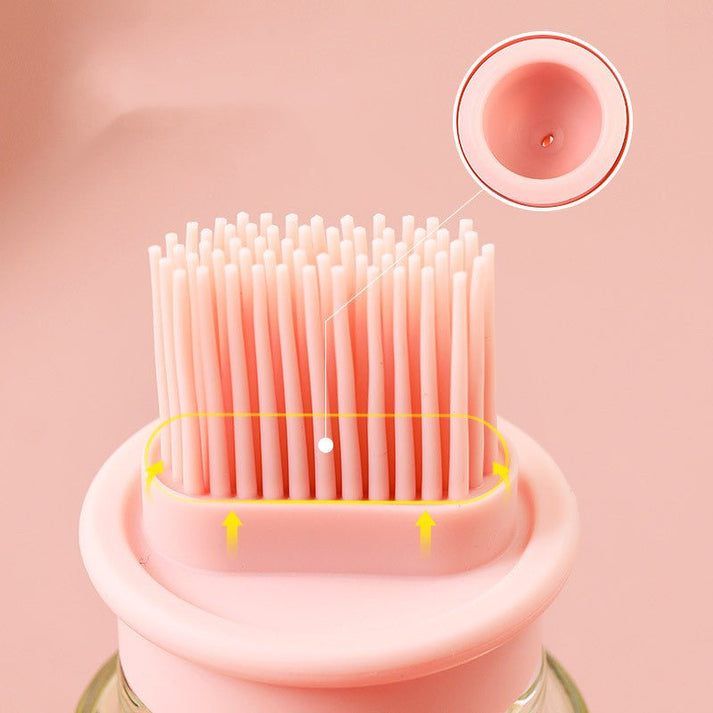 Portable Oil Bottle with Silicone Brush BBQ Tool