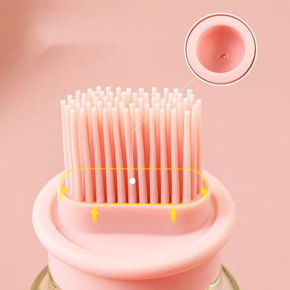 Portable Oil Bottle with Silicone Brush BBQ Tool