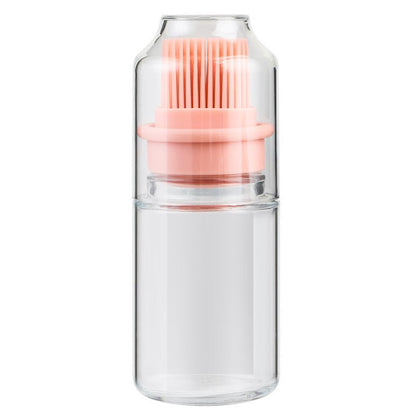 Portable Oil Bottle with Silicone Brush BBQ Tool