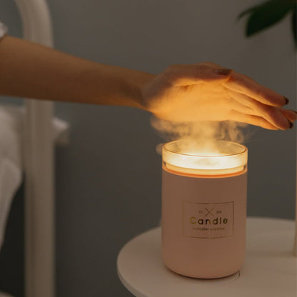 Glow Mist Retro Humidifier – Candlelight Comfort Meets Classic Design