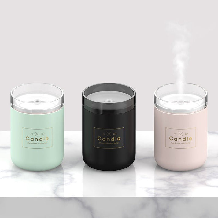 Glow Mist Retro Humidifier – Candlelight Comfort Meets Classic Design