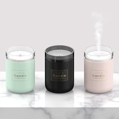Glow Mist Retro Humidifier – Candlelight Comfort Meets Classic Design